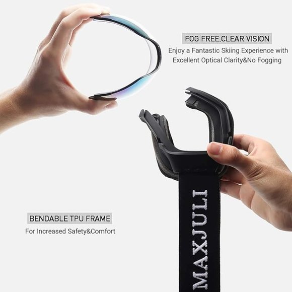 Snowboard skate snowmoblie double layer lens - Picture 3 of 5